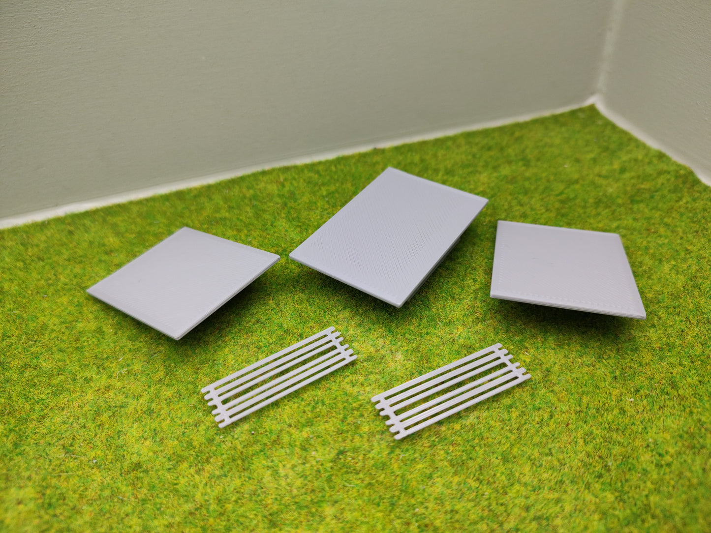 H0 Bahnübergang für Märklin M-Gleis-58x40mm