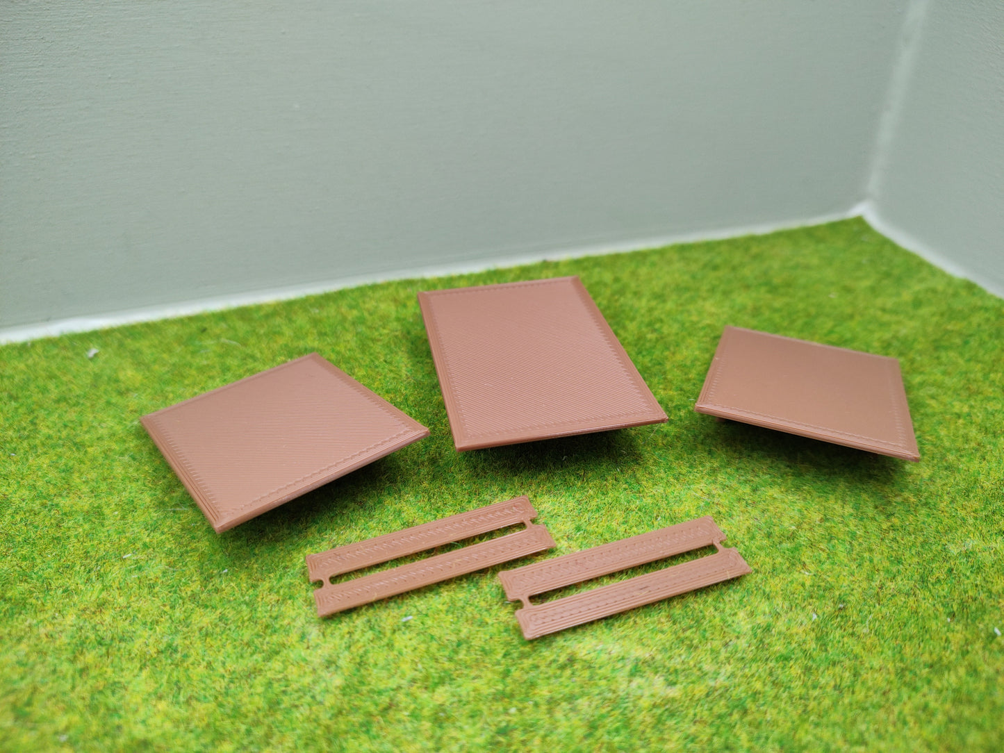 H0 Bahnübergang für das Märklin M-Gleis-58x40mm