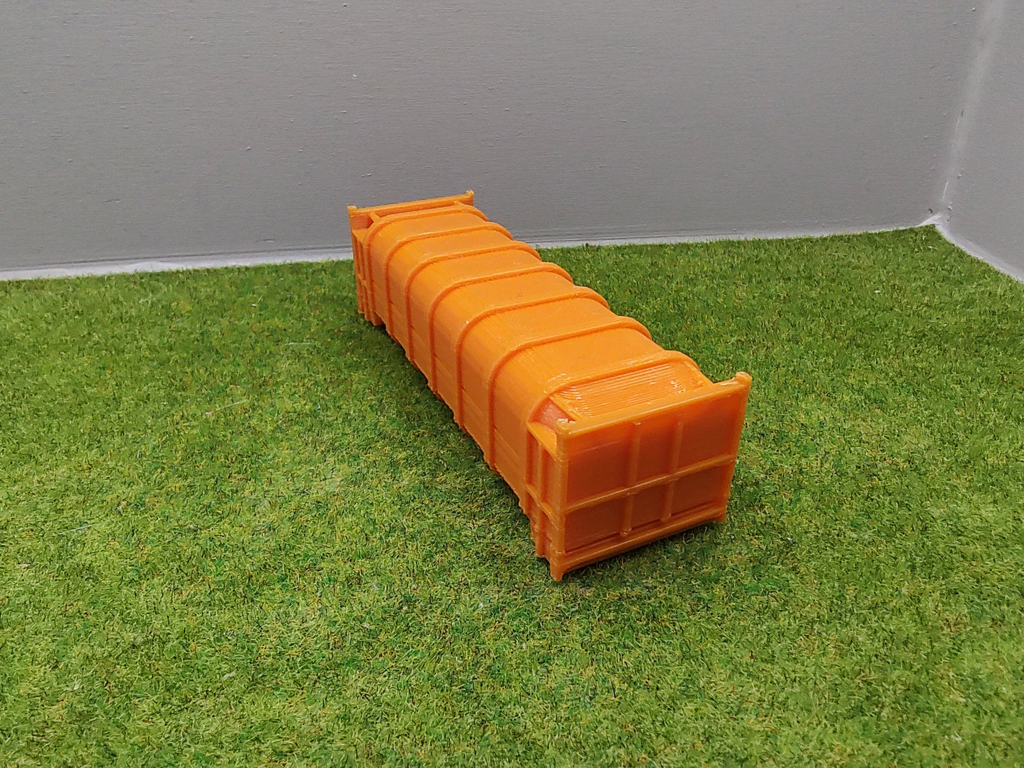 H0 Ladegut - Pressmüllcontainer für Schwerlastwagons und Containerwagen