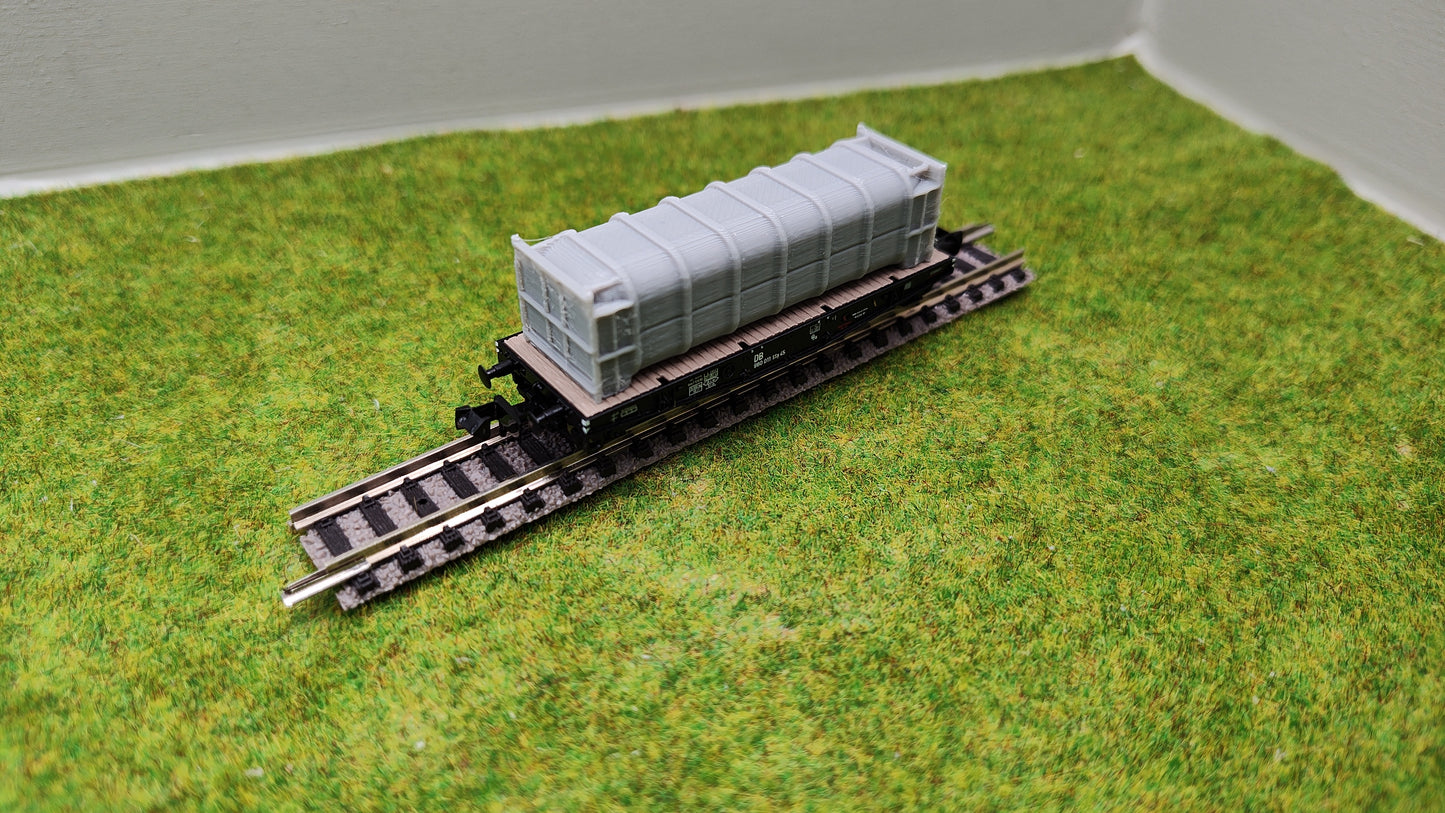 Ladegut Spur N - Pressmüllcontainer für Schwerlastwagons und Containerwagen