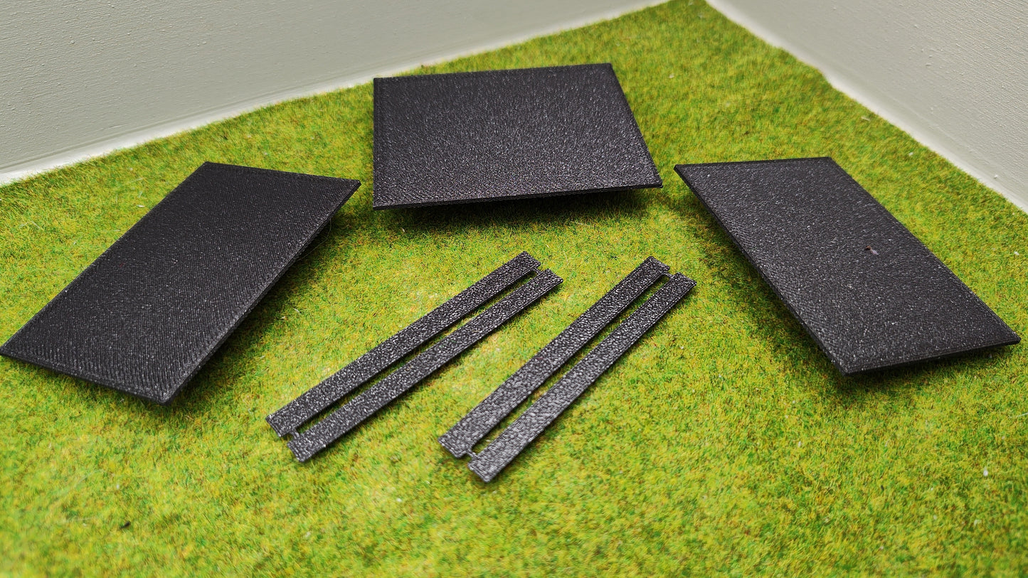 H0 Bahnübergang für Märklin C-Gleis-58x70mm