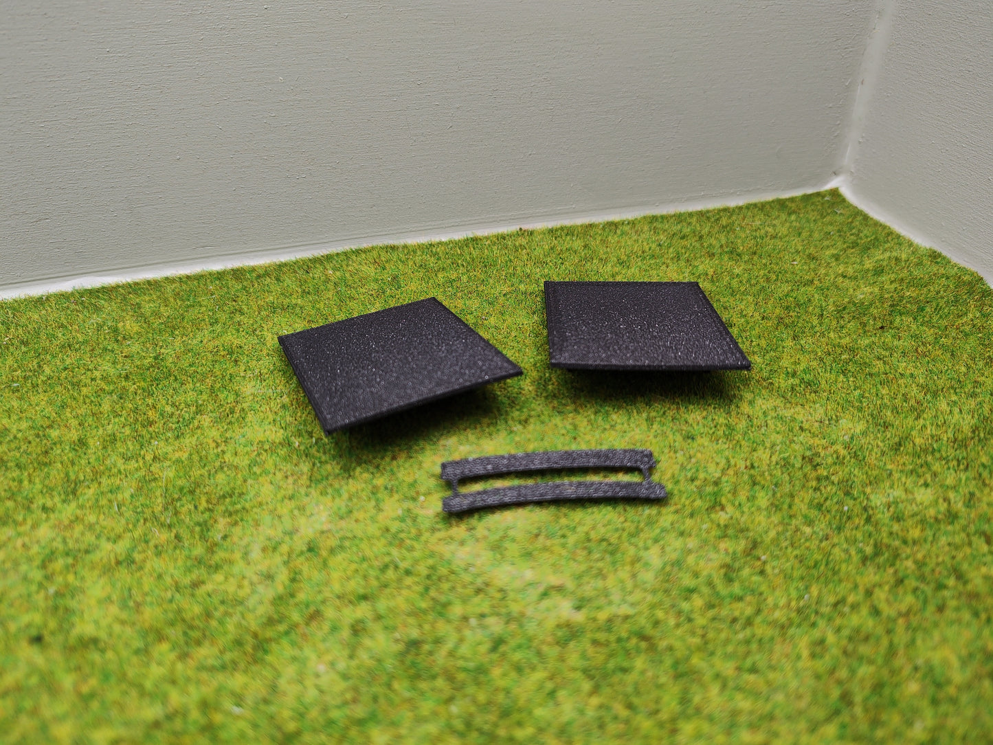 H0 Bahnübergang für das gebogene Märklin C-Gleis - 50x40mm