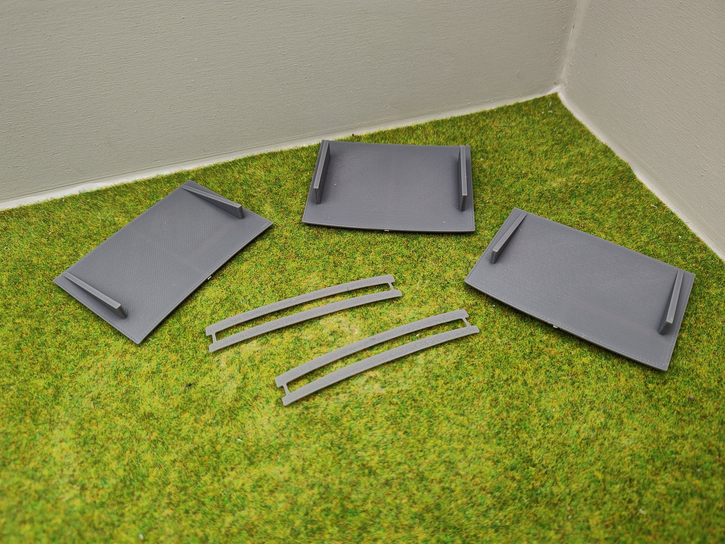 H0 Bahnübergang für Märklin C-Gleis-58x70 mit Straßenmarkierung V0