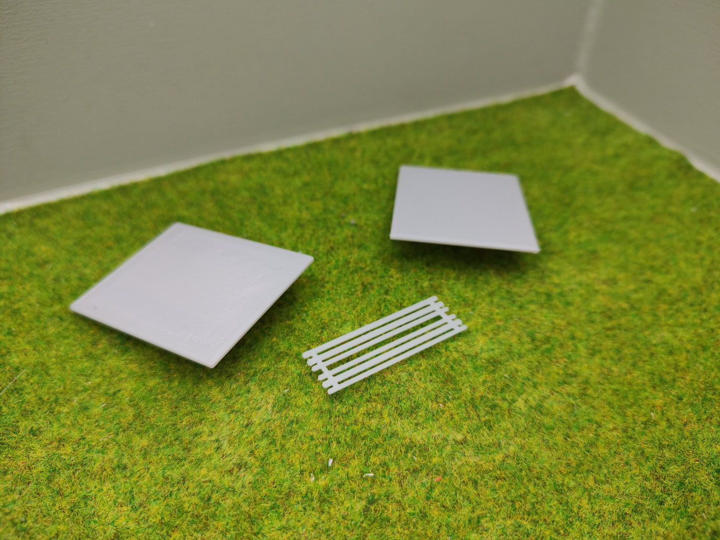 Bahnübergang für Märklin C-Gleis-50x40mm - grau