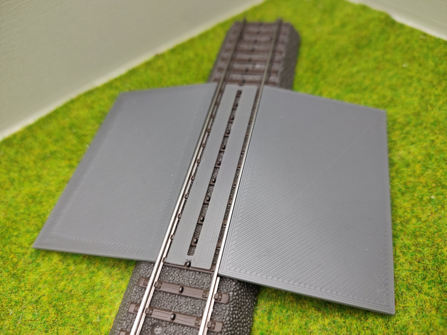 H0 Bahnübergang für Märklin C-Gleis-50x80mm