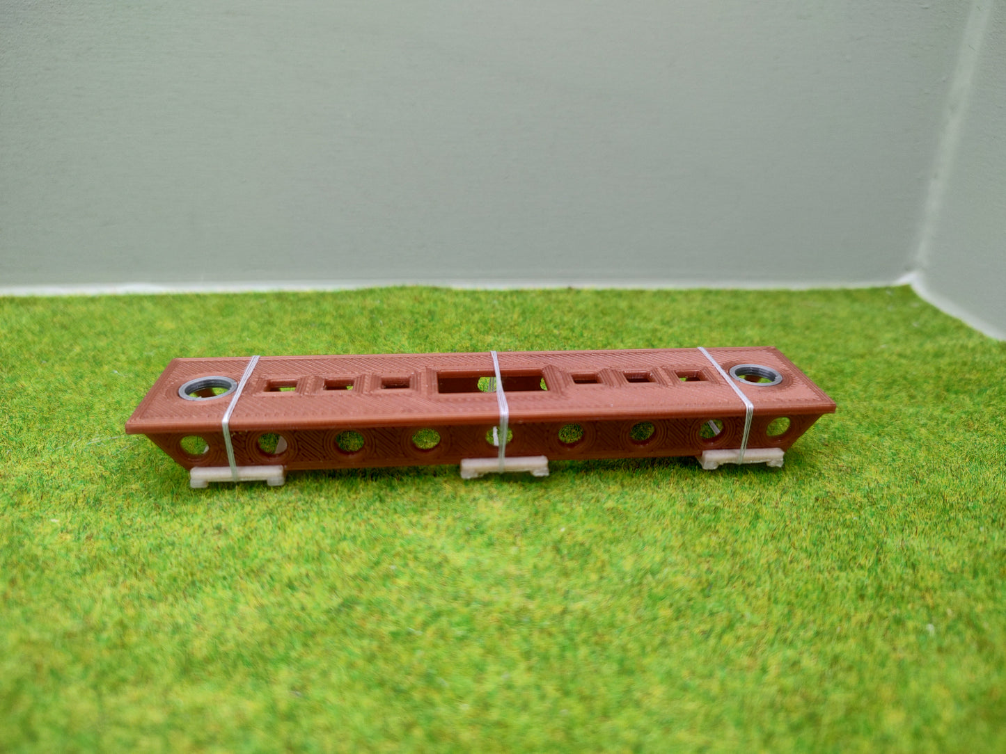 Ladegut H0, Maschinenträger für Schwerlast- / und Rungenwagons - 120mm
