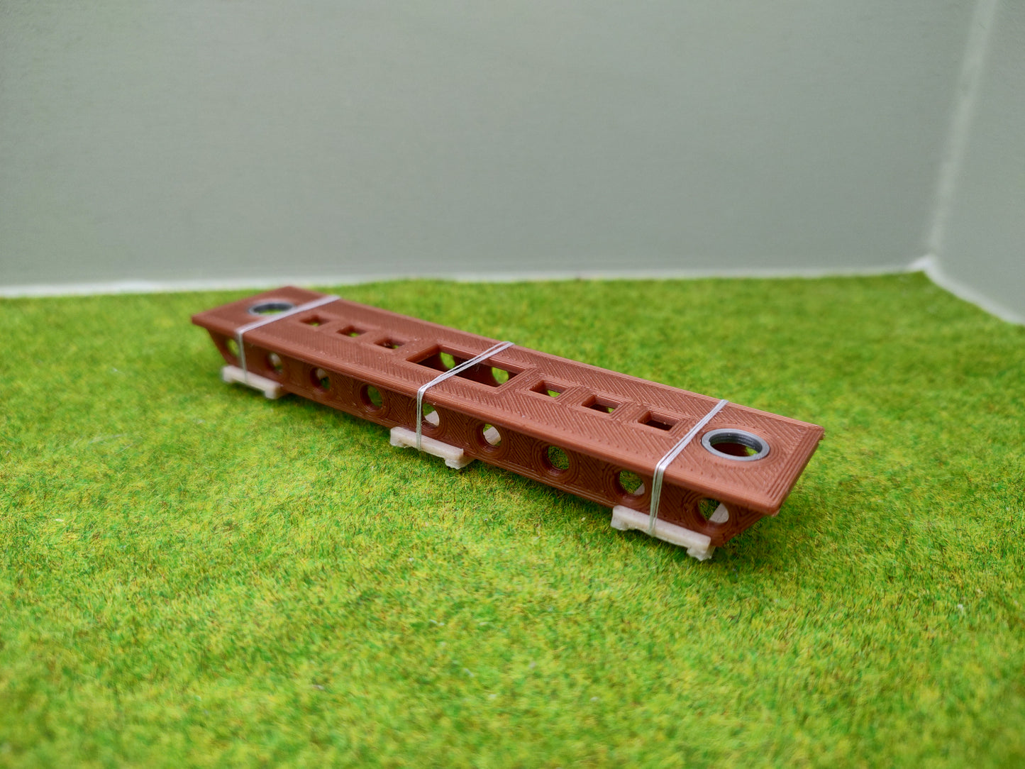 Ladegut H0, Maschinenträger für Schwerlast- / und Rungenwagons - 120mm