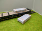 H0 Ladegut- Betonplatten - Set - auf Palette für Schwerlastwagons