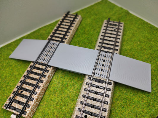 H0 Bahnübergang für Märklin M-Gleis-58x40mm