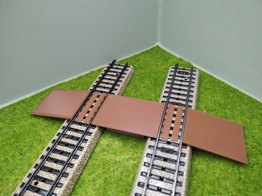 H0 Bahnübergang für das Märklin M-Gleis-58x40mm