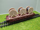 H0 Ladegut - Kabeltrommeln für Schwerlastwagons und Flachwagen