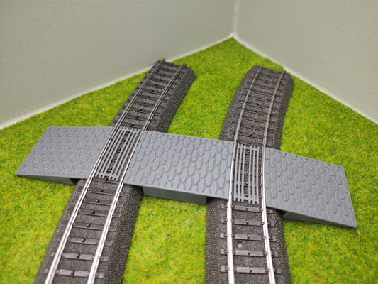 Bahnübergang H0 für Märklin C-Gleis-58x40mm