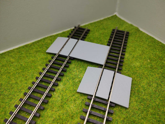 H0 Bahnübergang für Piko A Gleis -130,80 x 40mm - glatte Oberfläche