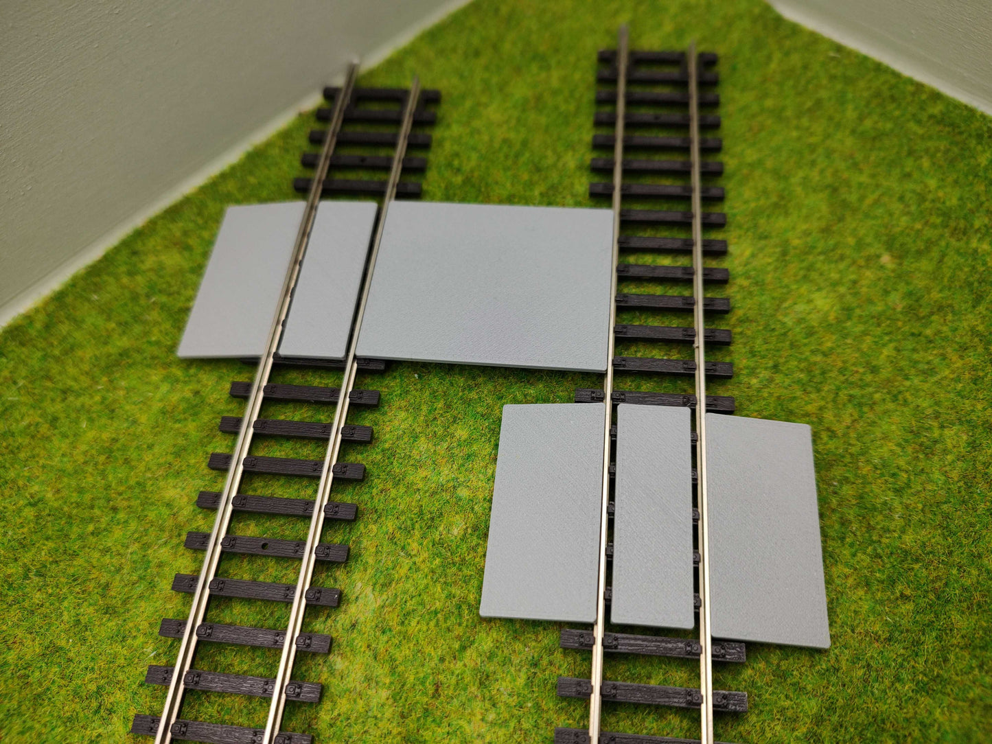 H0 Bahnübergang für Piko A Gleis -130,80 x 40mm - glatte Oberfläche