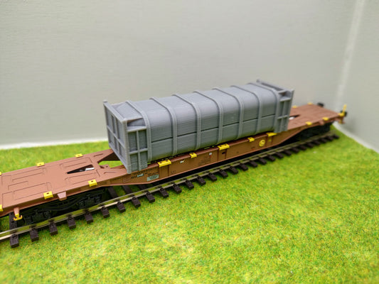 H0 Container - H0 Ladegut - Pressmüllcontainer für Containerwagen