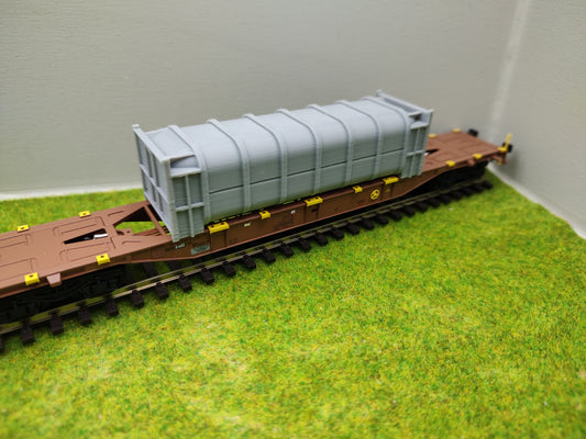 H0 Container - H0 Ladegut - Pressmüllcontainer Containerwagen