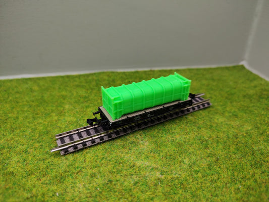 Spur N Ladegut - Pressmüllcontainer für Schwerlastwagons und Containerwagen