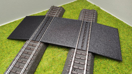 H0 Bahnübergang für Märklin C-Gleis-58x70mm