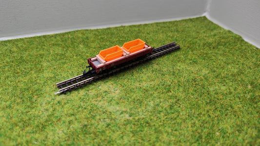 Zubehör Spur Z - Ladegut Muldencontainer auf Palette - Spur Z 1:220