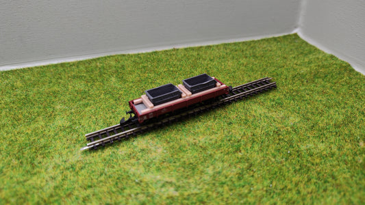 Zubehör Spur Z - Ladegut Muldencontainer auf Palette