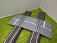 H0 Bahnübergang für Märklin C-Gleis-58x70mm mit Straßenmarkierung