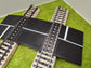 Bahnübergang H0 für Märklin M-Gleis-58x70mm mit Straßenmarkierung