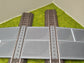 H0 Bahnübergang für Märklin C-Gleis-58x80mm mit Straßenmarkierung