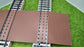 Bahnübergang H0 für Märklin M-Gleis-58x75mm - braun