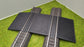 Bahnübergang H0 für Märklin C-Gleis - Zweigleisig - 58x80mm
