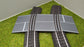 H0 Bahnübergang für Märklin C-Gleis-58x70 mit Straßenmarkierung V0