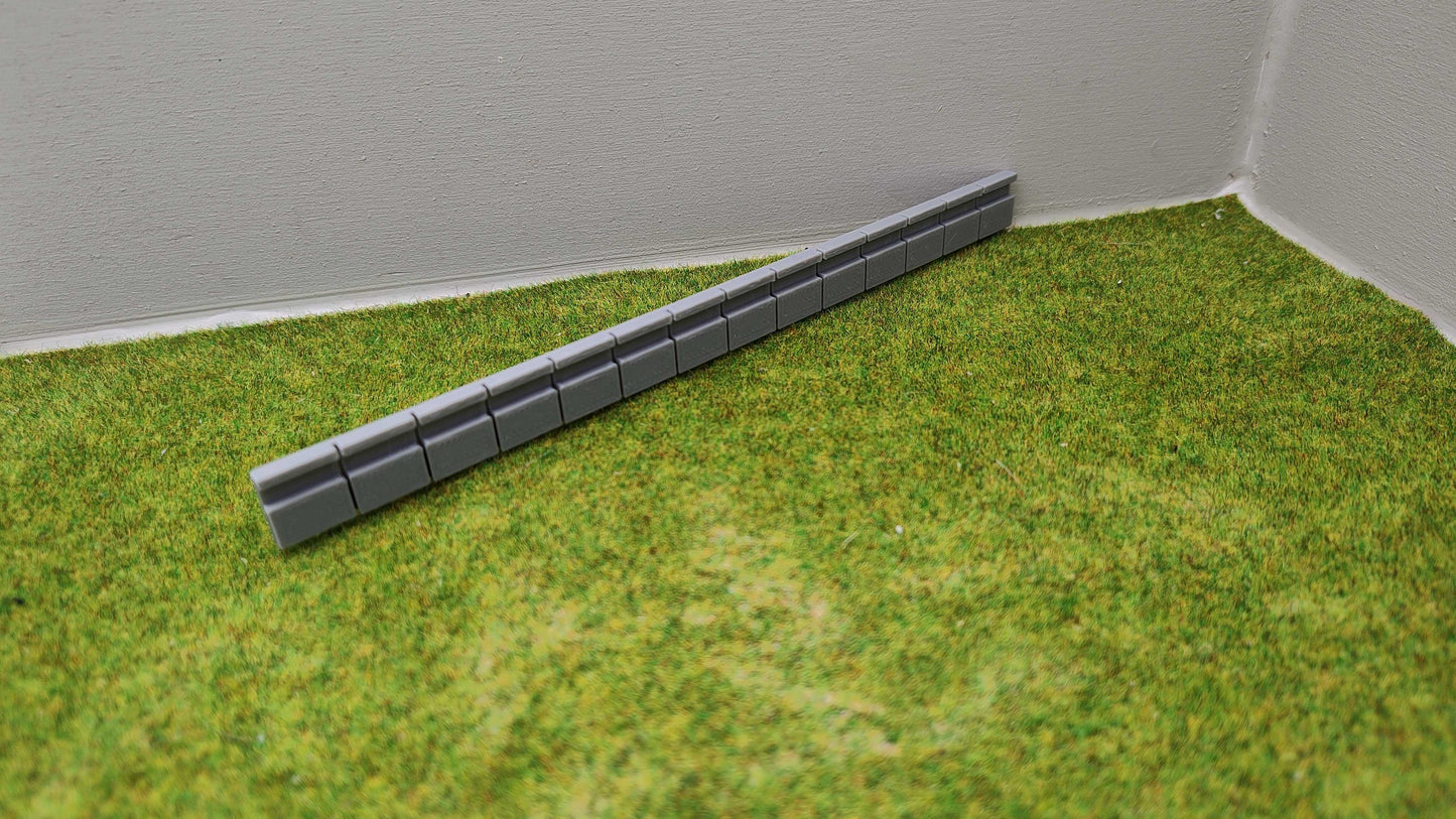 H0 Zubehör - Bahnsteigkanten - Höhe konfigurierbar - H0 1:87