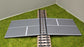 H0 Bahnübergang für das Märklin M-Gleis- P 80x70 mit Straßenmarkierung