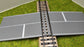 H0 Bahnübergang für das Märklin M-Gleis- P 80x70 mit Straßenmarkierung