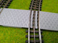 Bahnübergang H0 für Trix Express Gleis-58x40mm - grau