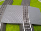 Bahnübergang H0  gebogen für Märklin C-Gleis - 58x70 mm - grau