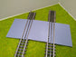Bahnübergang für Trix Express Gleis-58x77mm - grau