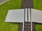 Bahnübergang H0 für Märklin C-Gleis-50x40mm - grau