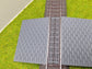 Bahnübergang H0 für Märklin C-Gleis-50x70mm - grau