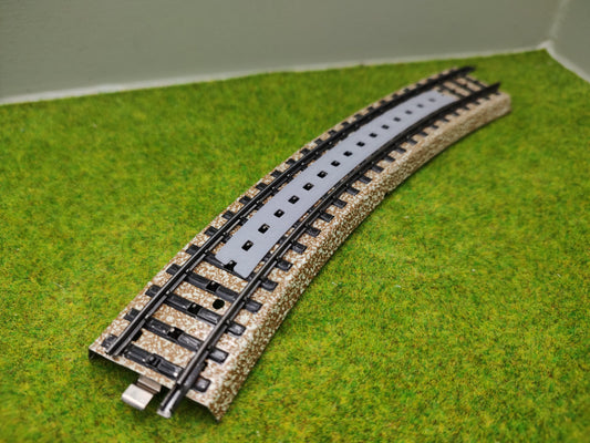 H0 Zubehör - Schwellenbohlen gebogen für Märklin M Gleis 5100 - 127,5 mm