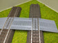 Bahnübergang H0 für Märklin C-Gleis-53x40mm - grau