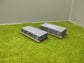 Ladegut H0 - Ladegut Set -  Stahlplatten auf Palette für Schwerlast- / Rungenwagons
