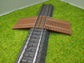 Bahnübergang H0 für Märklin C-Gleis-50x40mm - braun