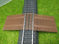 Bahnübergang H0 für Märklin C-Gleis-50x40mm - braun