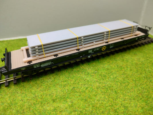 Ladegut H0 - Betonplatten auf Palette für Schwerlastwagons