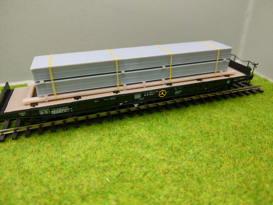 Ladegut H0 - Betonplatten auf Palette für Schwerlastwagons
