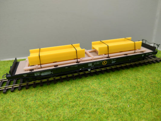 Ladegut H0  - Industrieträger auf Palette für Schwerlastwagons