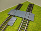 Bahnübergang H0 für Piko A Gleis -130,80 x 40mm - grau