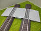Bahnübergang H0 für Märklin C-Gleis-58x70mm - grau