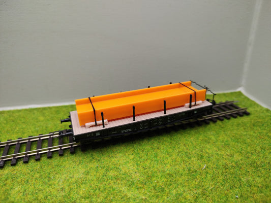 Ladegut H0 - Industrieträger auf Palette für Schwerlast- oder Rungenwagons