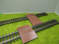Bahnübergang H0 für Piko A Gleis -130,80 x 40mm - braun